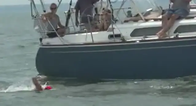 Video thumbnail for Main Street Connecticut: 39th annual Swim Across the Sound