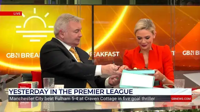 Video thumbnail for WATCH: Eamonn Holmes opens special birthday present from Paul Coyte - 'That's joyous!'