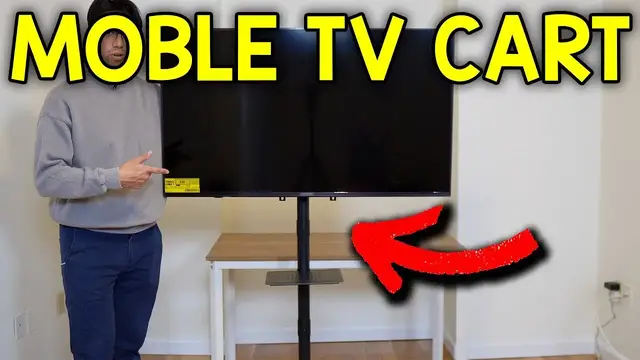 Video thumbnail for Bontec Mobile Cart TV Stand Assembly and Overview