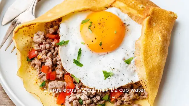 Video thumbnail for Chocolate Crepe Recipe