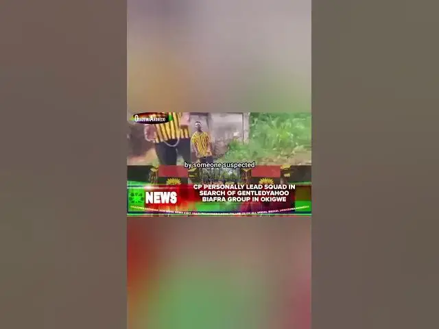 Video thumbnail for CP Personally Lead Squad In Search Of GentleDYahoo Biafra Group In Okigwe