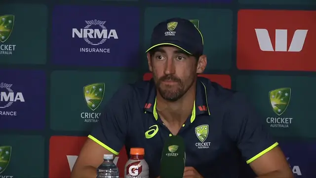 Video thumbnail for Starc not fussed by England's 325 in Brisbane