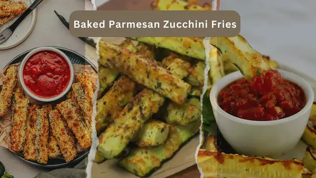 Video thumbnail for Baked Parmesan Zucchini Fries
