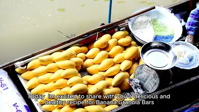 Video thumbnail for Banana Granola Bars recipe