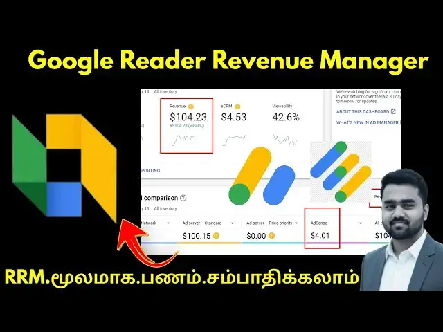 Video thumbnail for Google Reader Revenue Manager + Adsense: Blogger | Make Money Online | Work from Home Jobs | Tamil