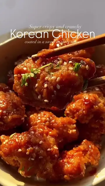 'Video thumbnail for Korean chicken recipe '