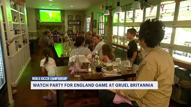 Video thumbnail for Local England soccer fans feel 'miserable' following World Cup semifinal loss to Argentina