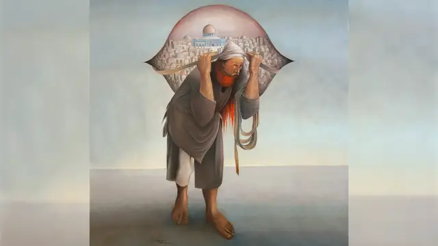 Video thumbnail for Palestinians mourn ‘Camel of Hardship’ artist Sliman Mansour