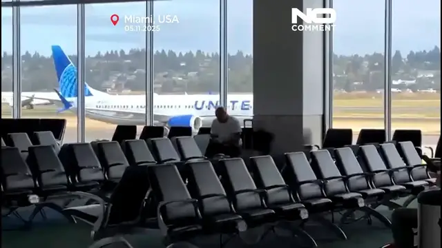 'Video thumbnail for US government shutdown causes major flight delays and cancellation'