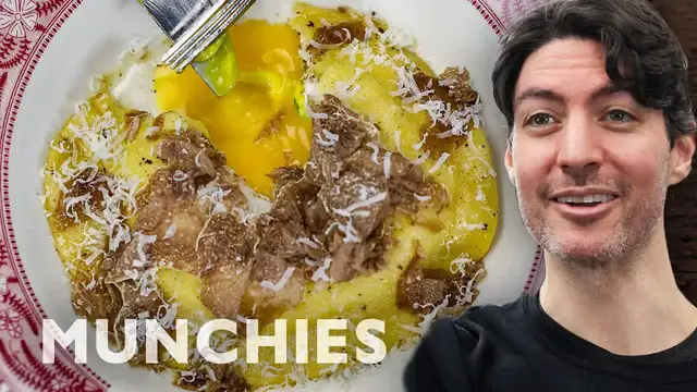 'Video thumbnail for Egg Yolk Raviolo with Truffles - How To'