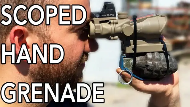 Video thumbnail for Trijicon ACOG & Prototype Weapon Durability Test: Grenade Impact