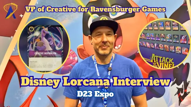 Video thumbnail for Lorcana Interview With VP of Creative For Ravensburger at D23 2026