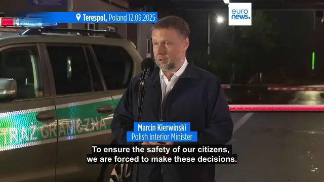 'Video thumbnail for Russia flexes its military muscles at NATO’s doorstep days after sending drones to Poland'