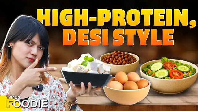 'Video thumbnail for High Protein Indian Meal Plan | For Vegetarian & Non-Vegetarian people | The Foodie'