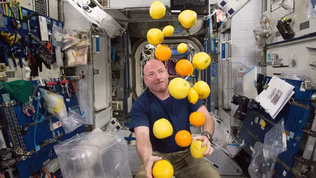 'Video thumbnail for Scientists launch mission to test growing food and fuel in space'