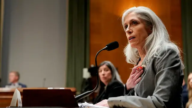 'Video thumbnail for US public health in ‘dangerous place’ as fired CDC head warns'