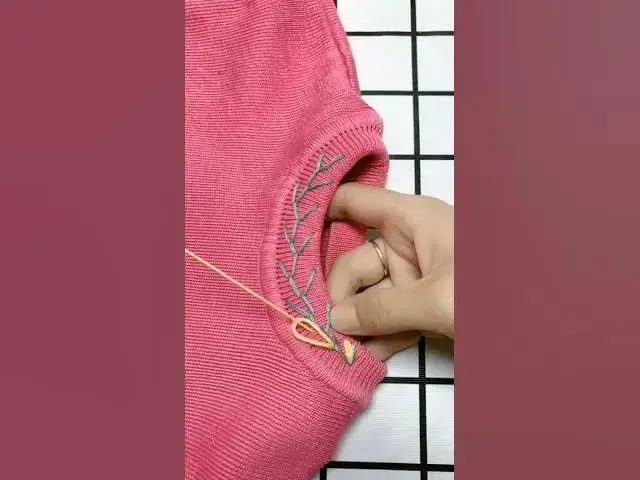Video thumbnail for There is just something so satisfying about watching this sweater design come together.. 🧶 #trending