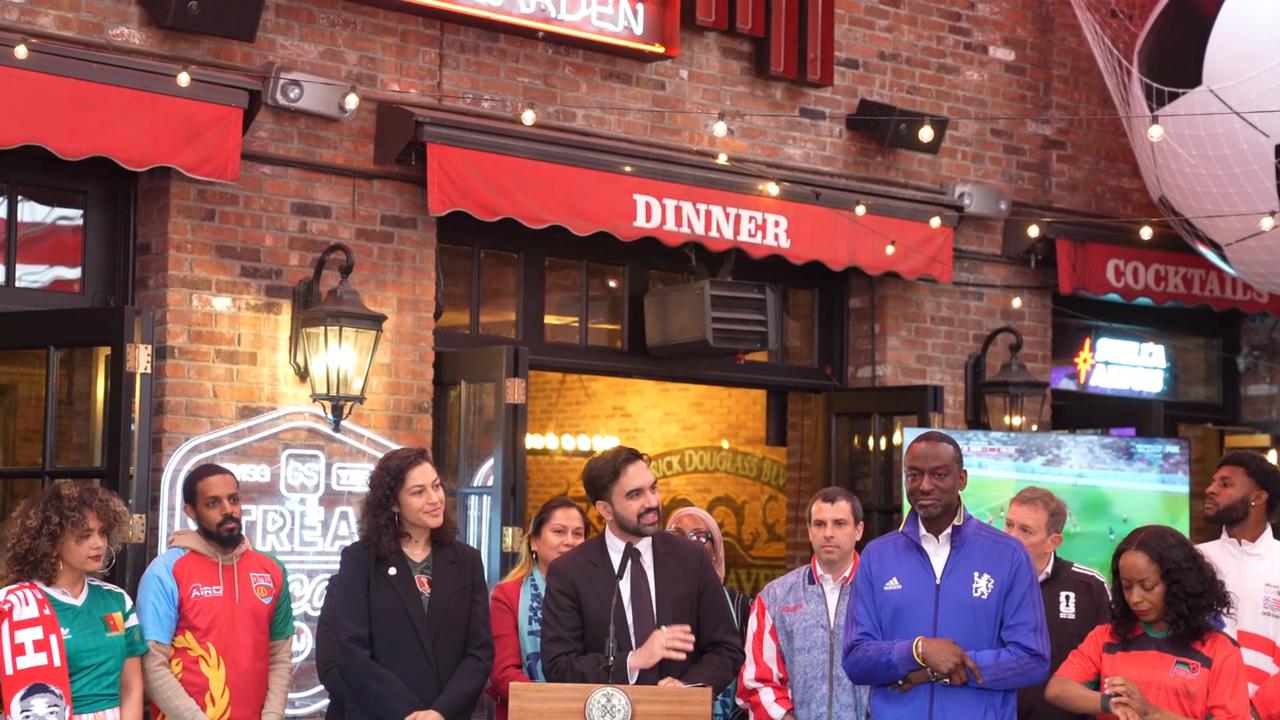 Video thumbnail for Mayor Mamdani announcement on afordable tickets for World Cup 2.