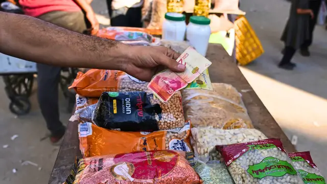'Video thumbnail for Palestinians in Gaza barter for survival as Israel’s war collapses the banking system'