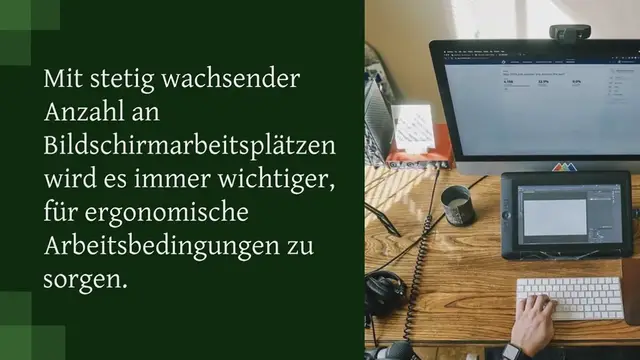 Video thumbnail for Ergonomics at the computer workstation