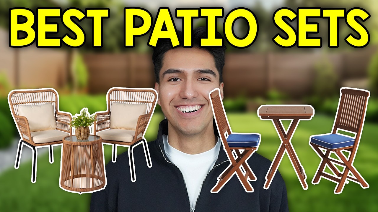 Video thumbnail for 10 Best Outdoor Patio Sets For Small Spaces In 2026