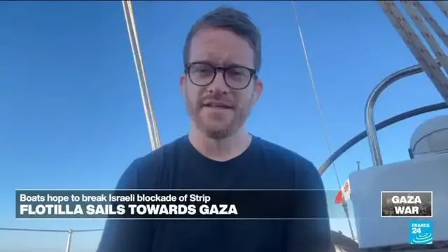 'Video thumbnail for Flotilla: 'Resistance to Israel's genocide & history of settler colonialism, apartheid & occupation''