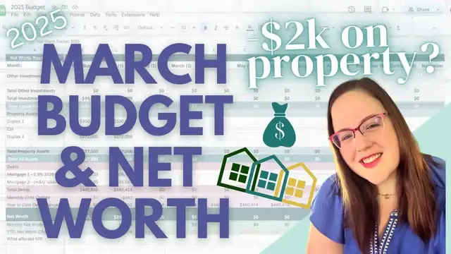 Video thumbnail for March Budget & Net Worth Update: Yard Renovations, Oven Repair & Pupsentials