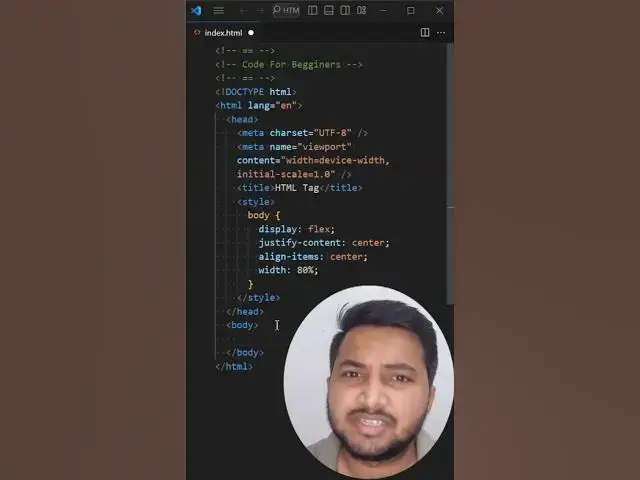 Video thumbnail for 3 HTML Tag I Bet You Didn't Know Part 1 | Code For Beginners | #programming #html