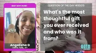 Video thumbnail for Angelisha's boyfriend got her a wedding ring for Christmas. Congratulations!