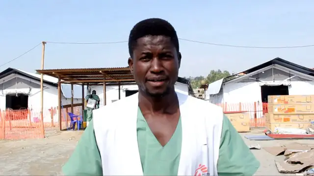 Video thumbnail for Inside an Ebola unit in DRC: MSF worker describes growing hope for patients