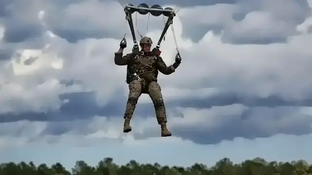 Video thumbnail for Recon Marines Free-Fall Jump From CH-53E Helicopter