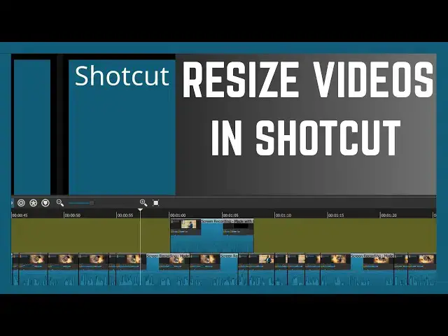 'Video thumbnail for How To Re-Size Videos In Shotcut, Make your Videos Smaller Or Zoom to Enlarge'