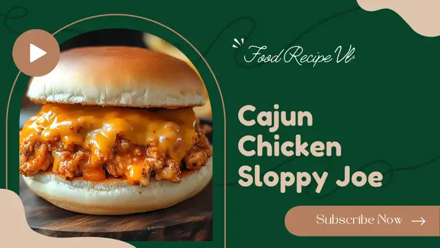 'Video thumbnail for Cajun Chicken Sloppy Joe'