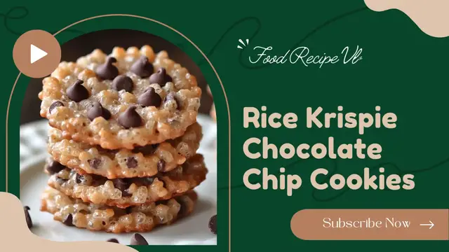 'Video thumbnail for Rice Krispie Chocolate Chip Cookies'