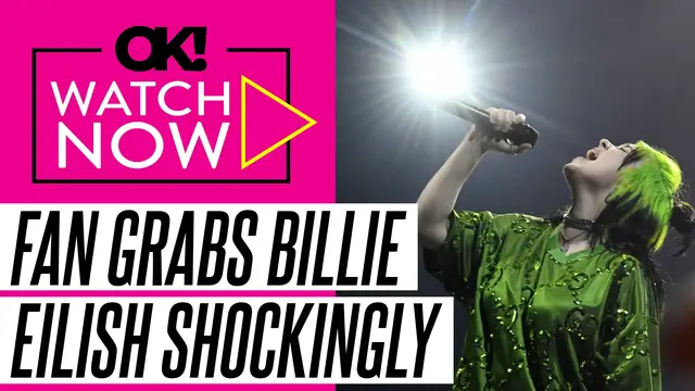 'Video thumbnail for Billie Eilish Violently Grabbed by Fan During Scary Moment at Her Miami Concert: Watch the Shocking Footage'