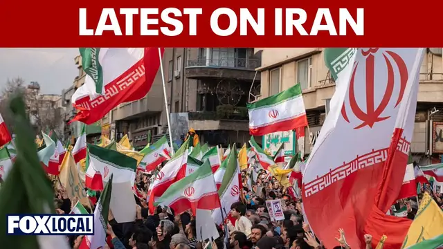 Video thumbnail for Iran protests intensify as Trump signals support and airspace is shut down
