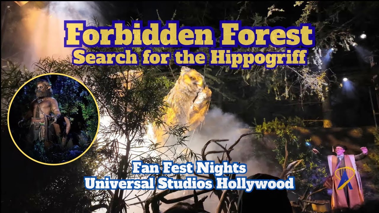 Video thumbnail for We FOUND the Lost Hippogriff! Forbidden Forest Walkthrough 2026 (Universal Fan Fest Hollywood)