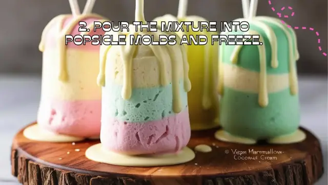 Video thumbnail for Vegan Marshmallow-Coconut Popsicles