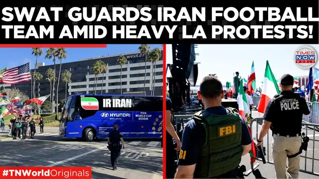 Video thumbnail for WATCH: SWAT Teams Escort Iran Team From Mexico To LA For Politically Charged World Cup Opener