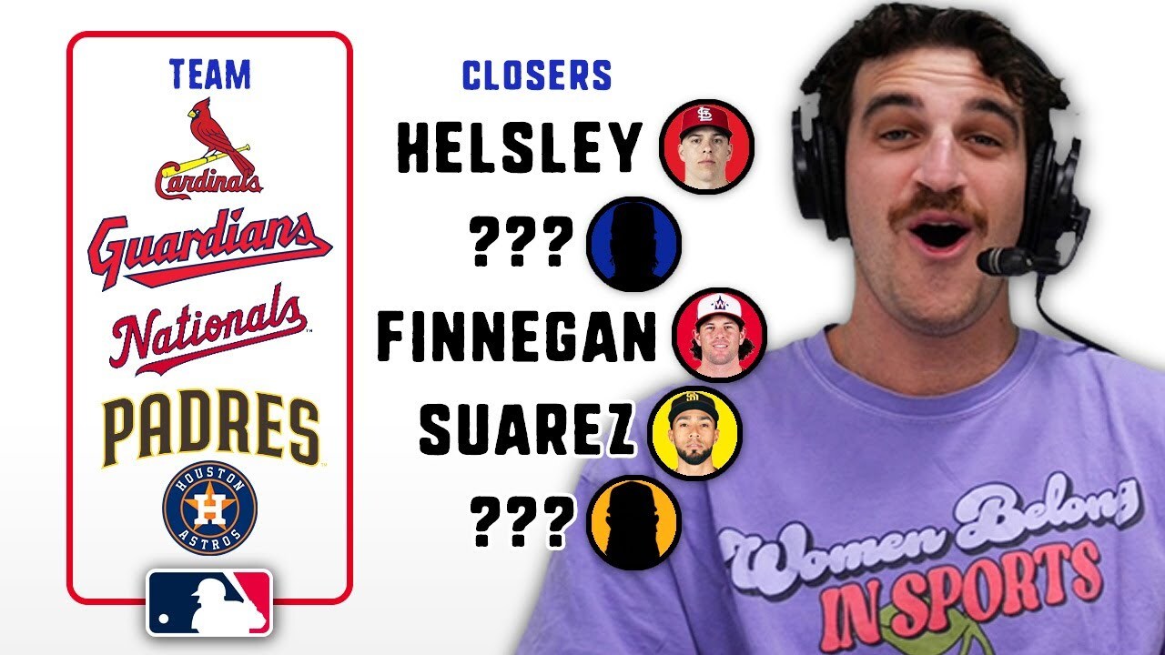 Video thumbnail for Can we name Every MLB team's best closer of 2024?