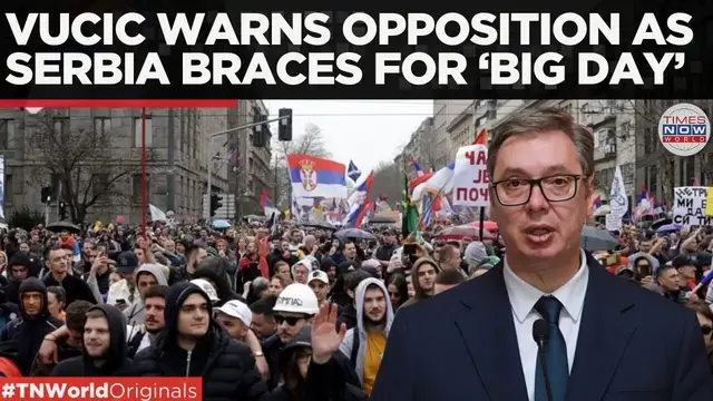 Video thumbnail for Vucic vs Opp In Showdown Over Protests, Serbia's Prez Accuses West of Inciting ‘Colour Revolution’