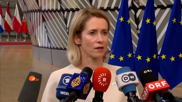 Video thumbnail for EU won't lift key Iran sanctions until formal nuclear deal reached