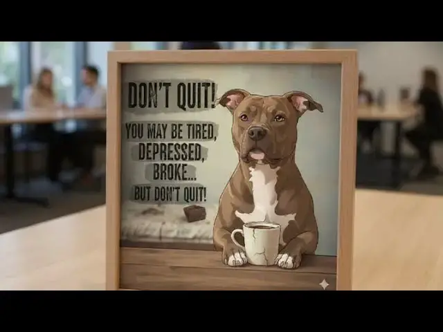 Video thumbnail for Motivational art on your desk or wall