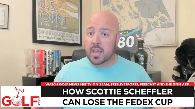 'Video thumbnail for How Scottie Scheffler can lose the FedEx Cup at the Tour Championship'