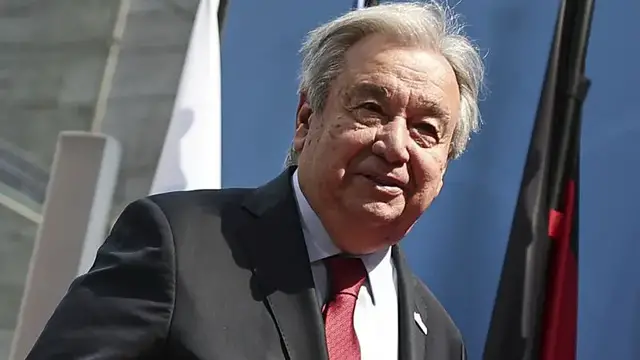 'Video thumbnail for UN chief pleads with countries to pay their share for international peacekeeping'