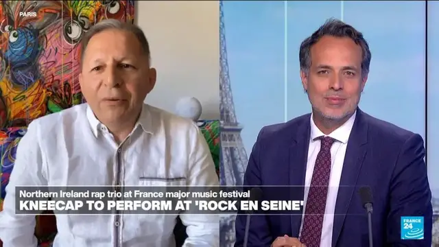 'Video thumbnail for Kneecap to perform at 'Rock en Seine' amid tensions over their criticism of Israel'