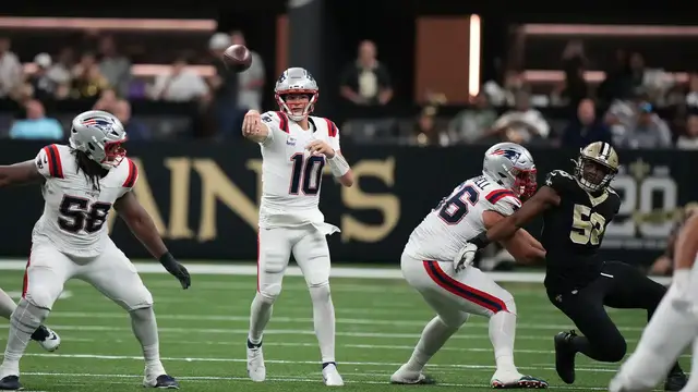 'Video thumbnail for How Hyped Should Patriots Fans Be With Drake Maye?'