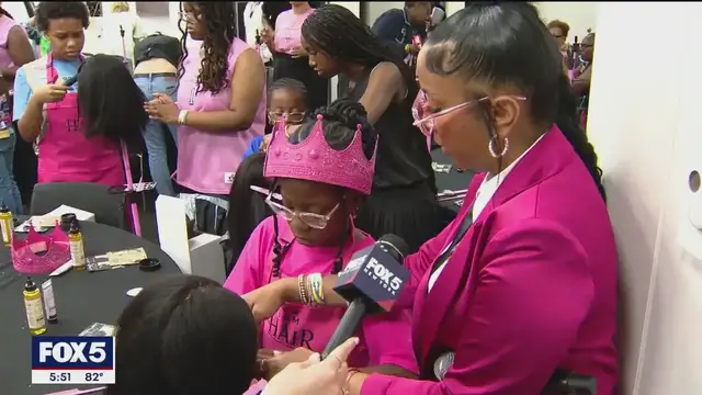 Video thumbnail for New York Liberty hair braiding workshop