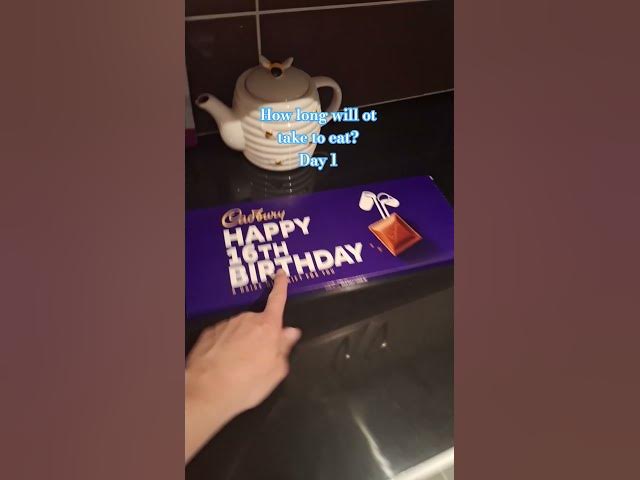 Video thumbnail for this is the biggest chocolate bar I have ever seen #subscribe #chocolate #cadburydairymilkchocolate