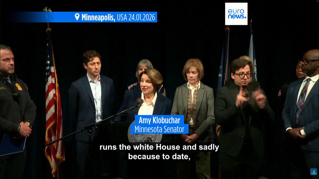 Video thumbnail for Calls grow for ICE to leave Minnesota after latest shooting of citizen